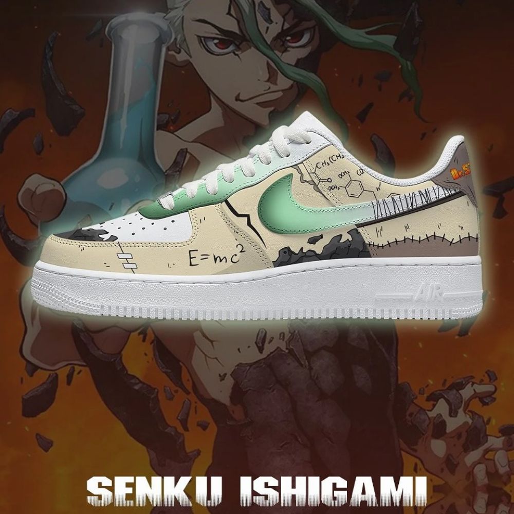 Senku Ishigami Dr. Stone AF1 Shoes
