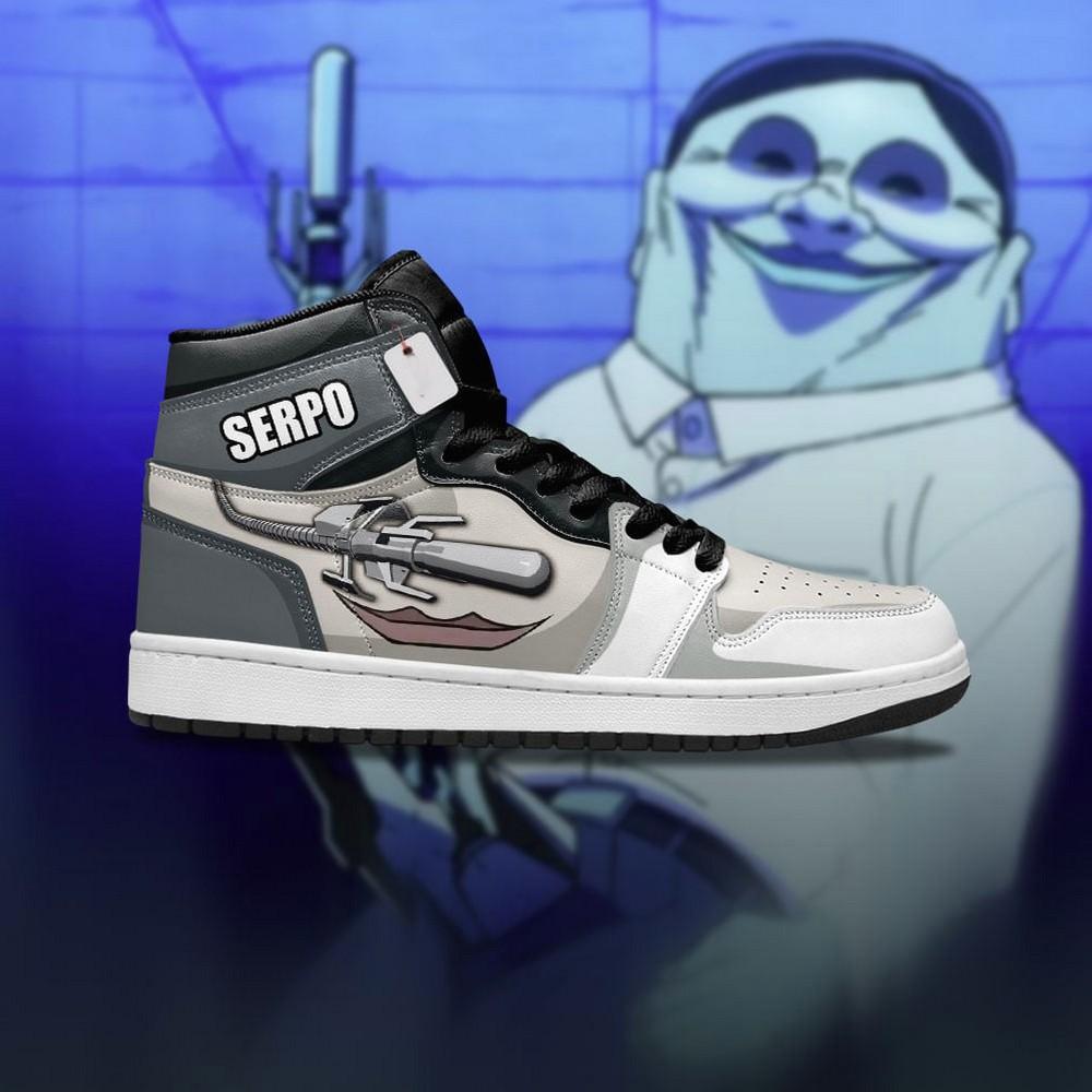 Serpo Aliens Dandadan Personalized AJ1 High Top Shoes