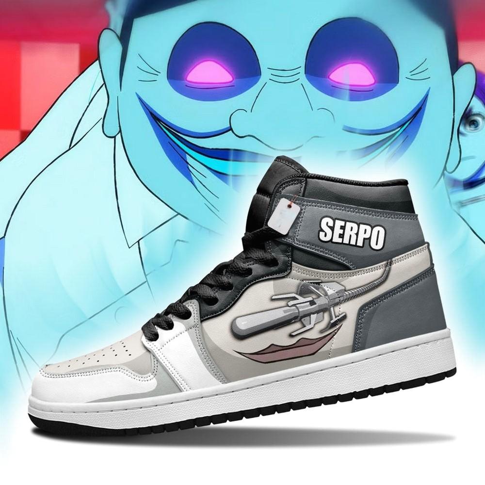 Serpo Aliens Dandadan Personalized AJ1 High Top Shoes