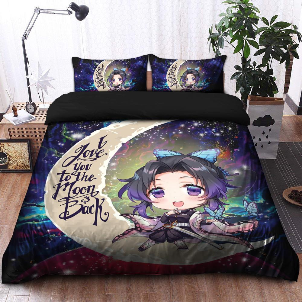 Shinobu Demon Slayer Bedding Set with Duvet Cover and Pillowcases