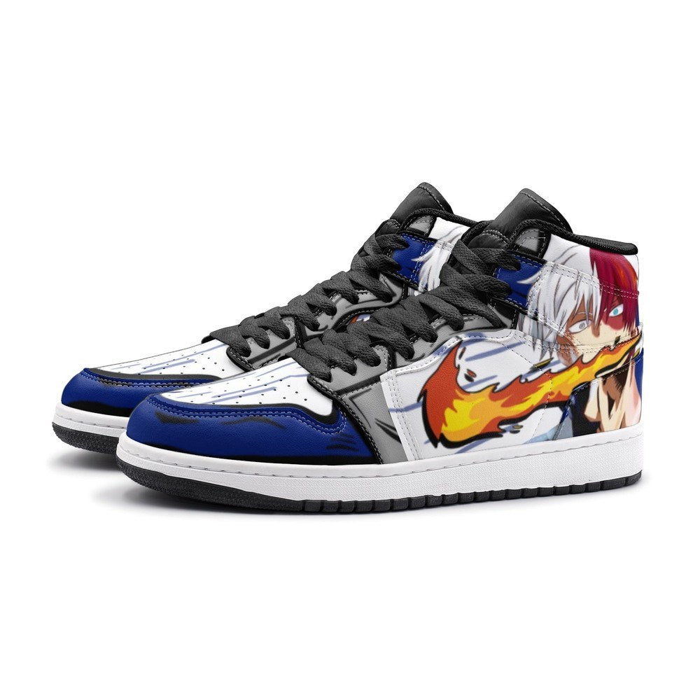 Shoto Todoroki My Hero J1 High Top Shoes Ver 2