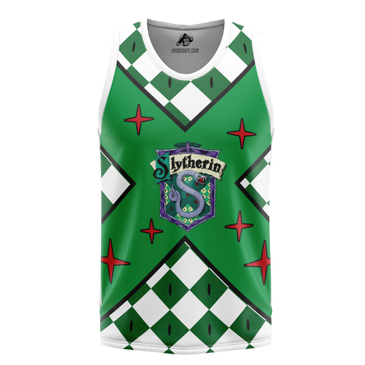 Slytherin v2 Harry Potter Basketball Jersey
