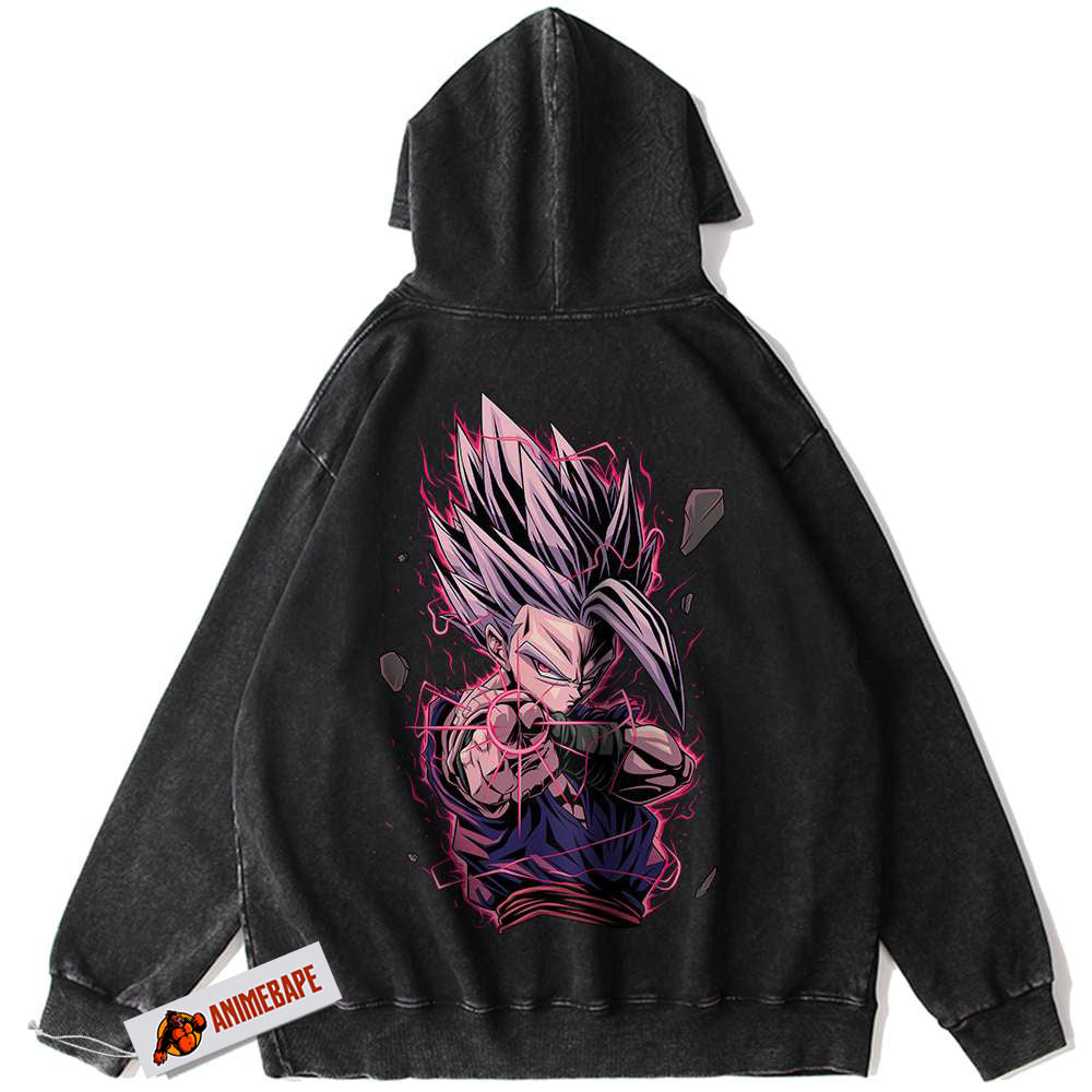 Dragon Ball Z Son Gohan Vintage Hoodie, Anime DBZ Hoodie