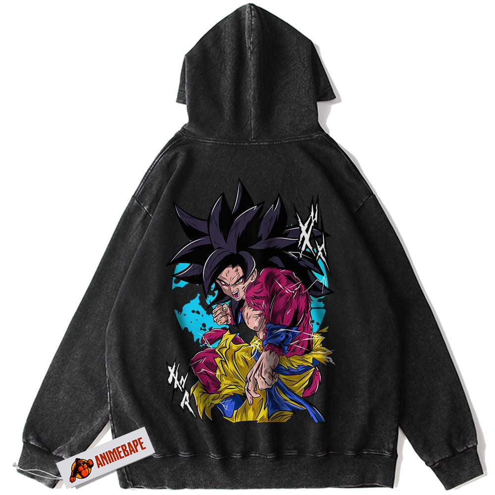 Dragon Ball Z Son Goku Vintage Hoodie, Anime DBZ Hoodie