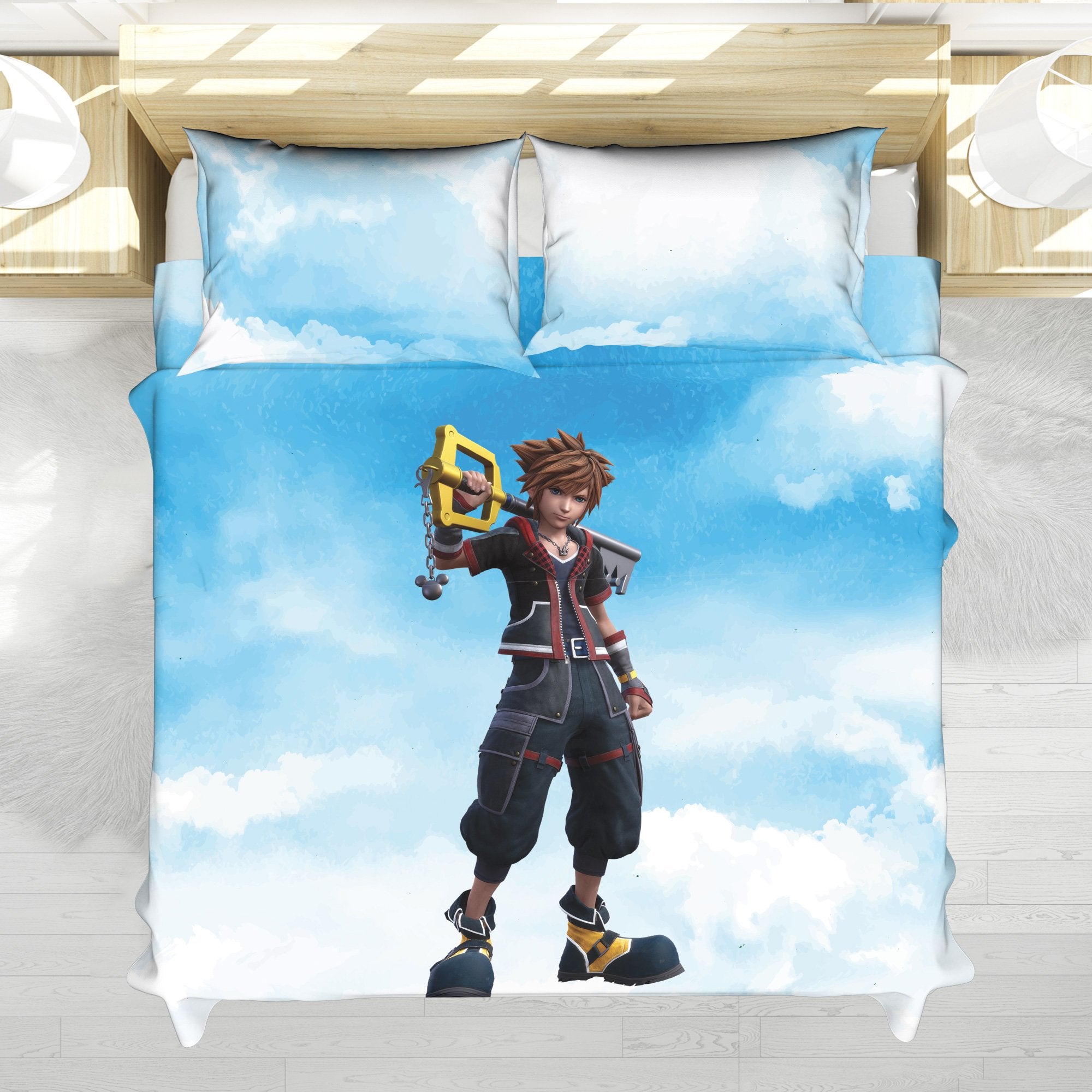 Sora Kingdom Hearts Bedding Set
