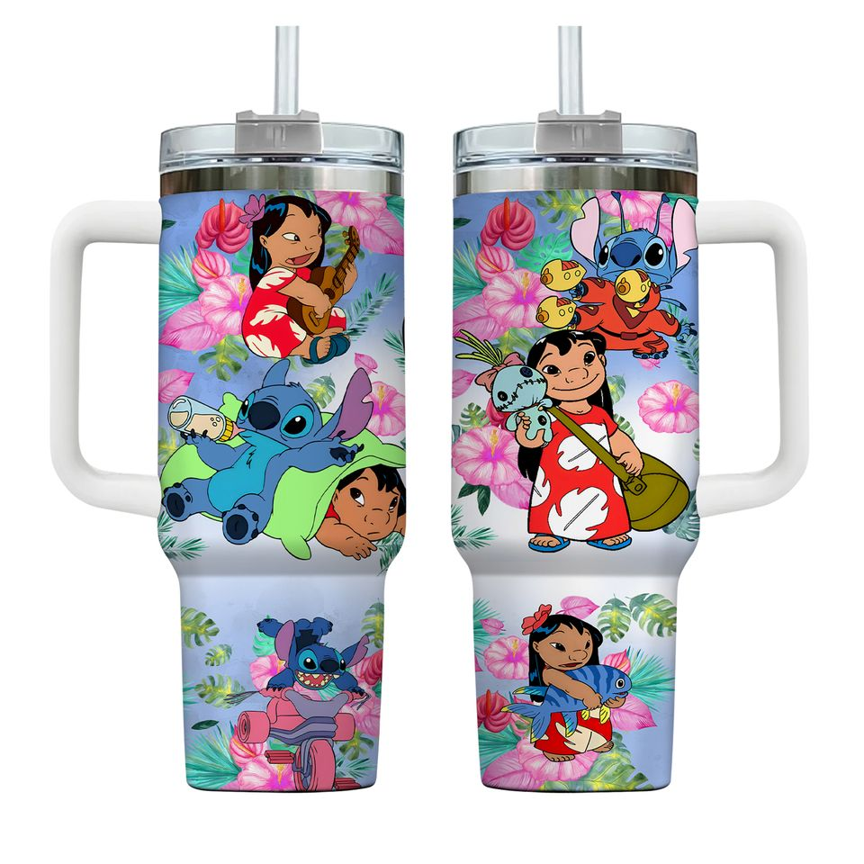 Stitch Disney Lilo And Stitch Disneys Large Tumbler