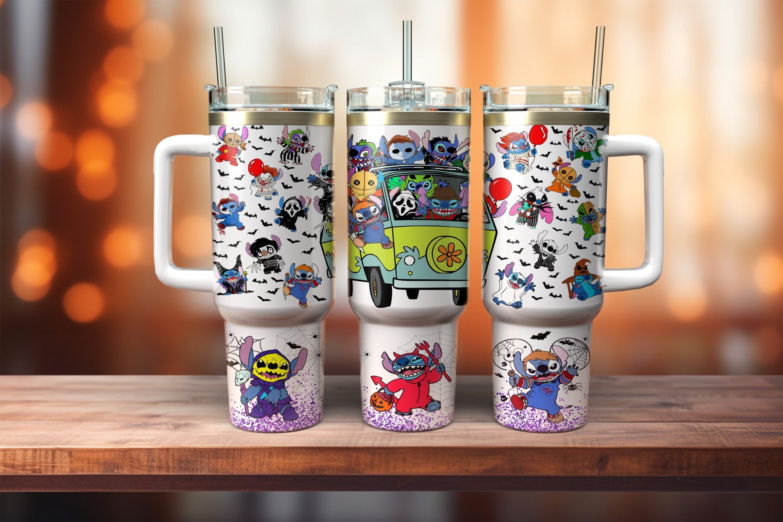 Stitch Disney Costumes As Halloweens Large Tumbler