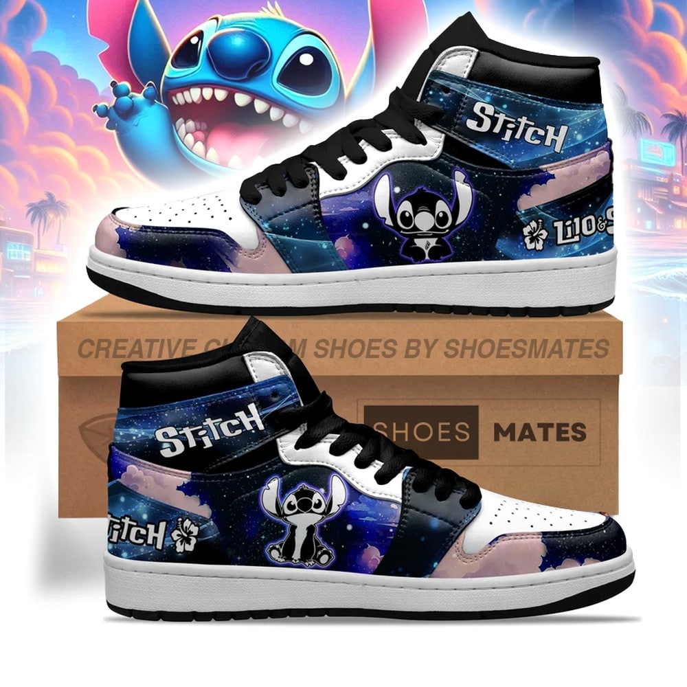 Stitch AJ1 High Top Shoes