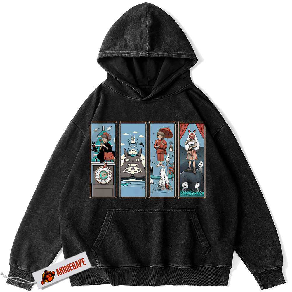Studio Ghibli Vintage Anime Hoodie for Fans - Cozy Hoodie 904922
