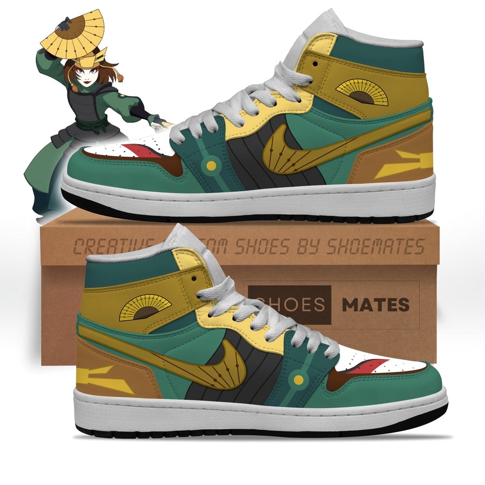 Suki Avatar the Last Airbender Air Jordan 1 High Top Shoes