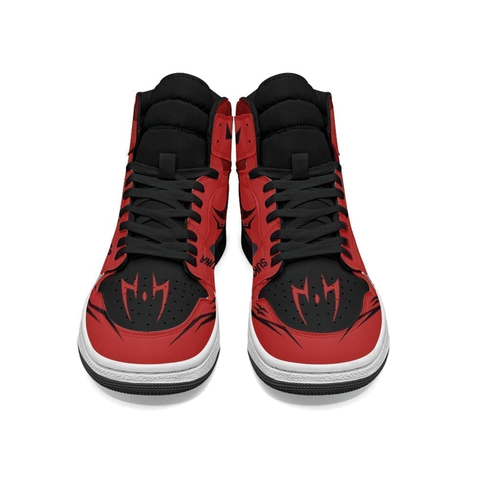 Embrace Cursed Power with Sukuna Air Jordan 1 High Top Shoes