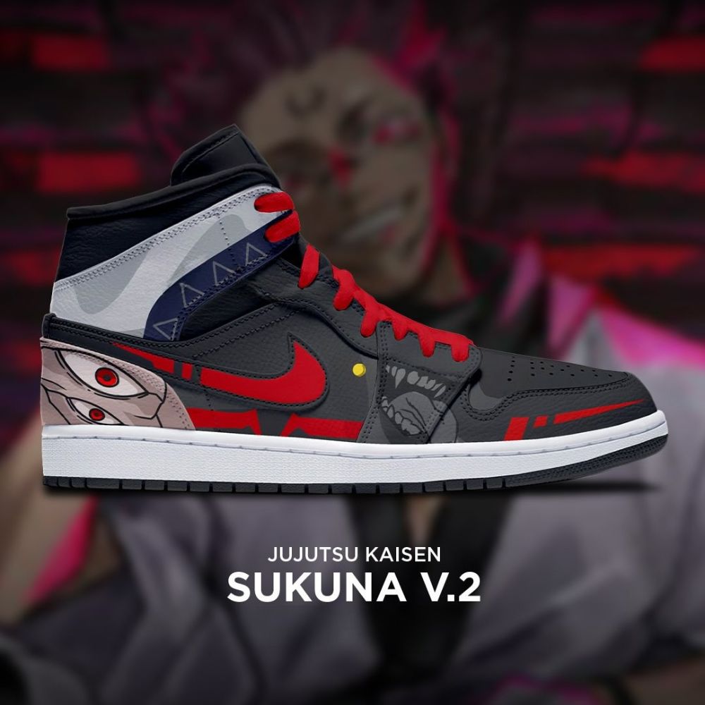 Sukuna Jujutsu Kaisen Special High Top Shoes