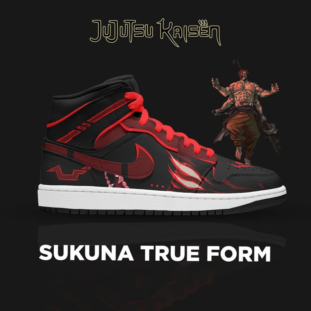 Sukuna True Form Jujutsu Kaisen Special High Top Shoes