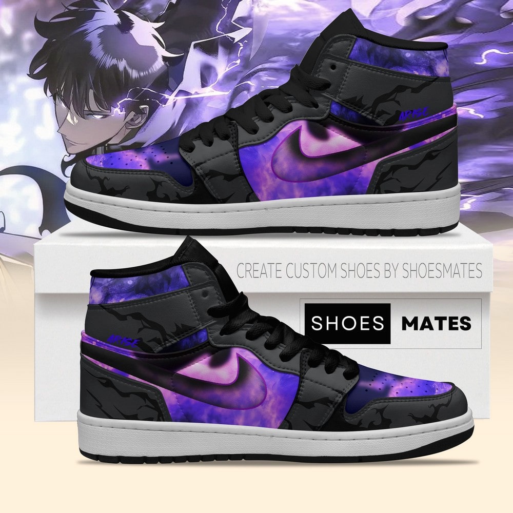 Sung Jinwoo Solo Leveling Version 2 AJ1 High Top Shoes