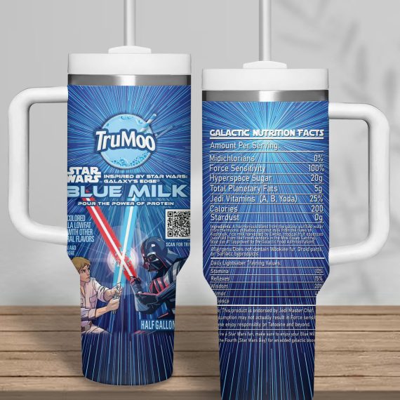 Star Wars Galactic Nutrition Facts Milk Large Tumbler