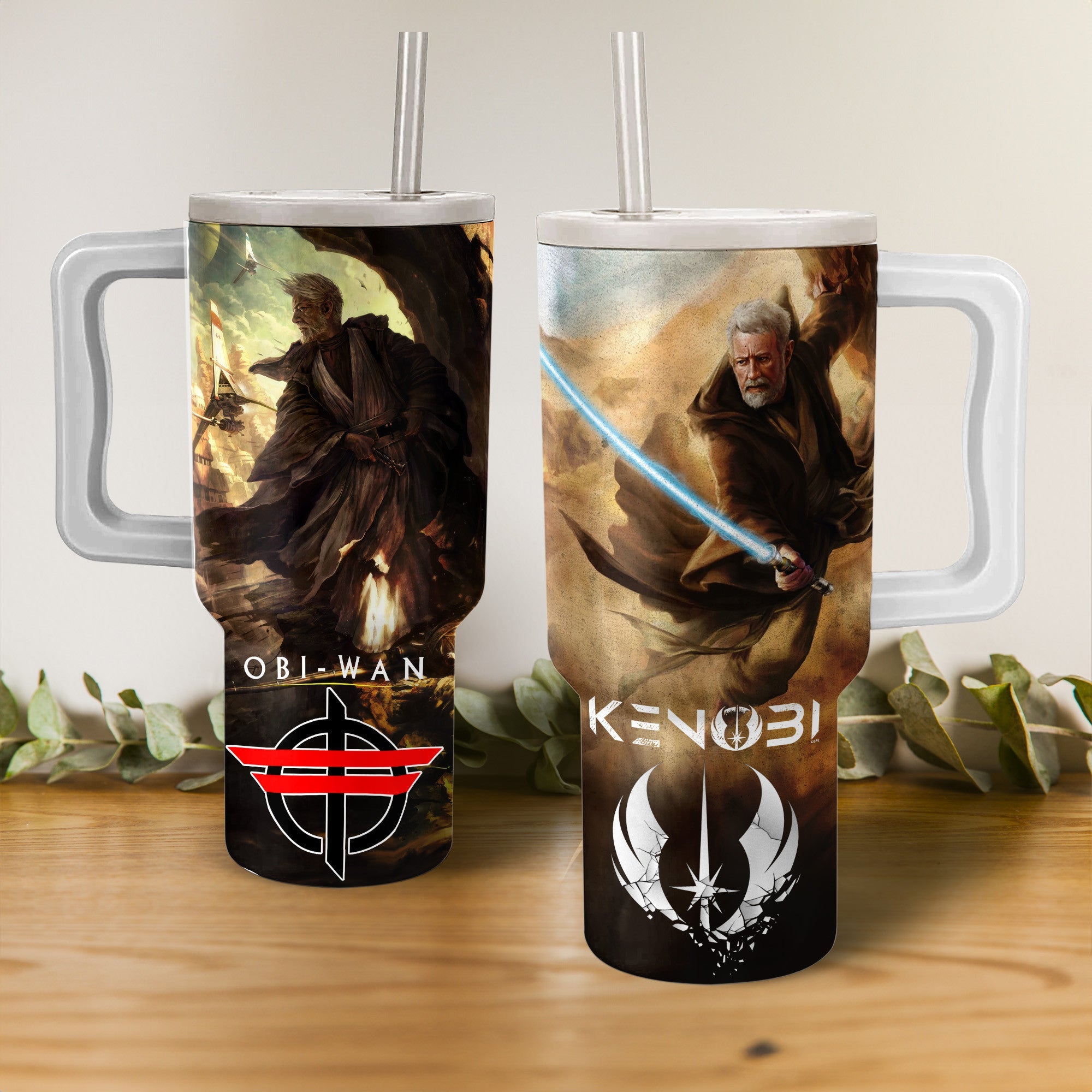 Star Wars Obi-Wan Kenobi Brown Large Tumbler
