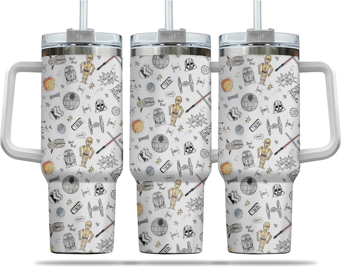 Star Wars Darth Vader Doids Large Tumbler