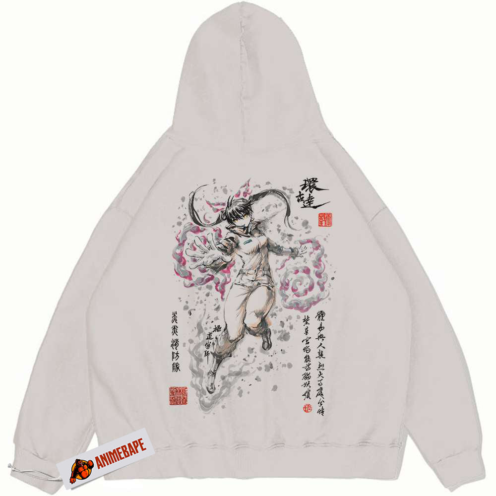 Fire Force Tamaki Kotatsu Vintage Anime Hoodie Tamaki
