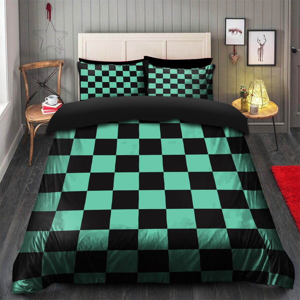 Tanjiro Kamado Demon Slayer Bedding Set Duvet Cover & 2 Pillowcases