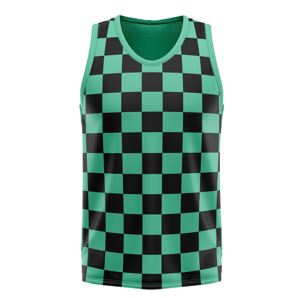 Tanjiro Kamado Demon Slayer Basketball Jersey