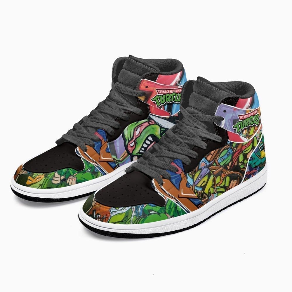 Teenage Mutant Ninja Turtles Air Jordan 1 High Top Shoes