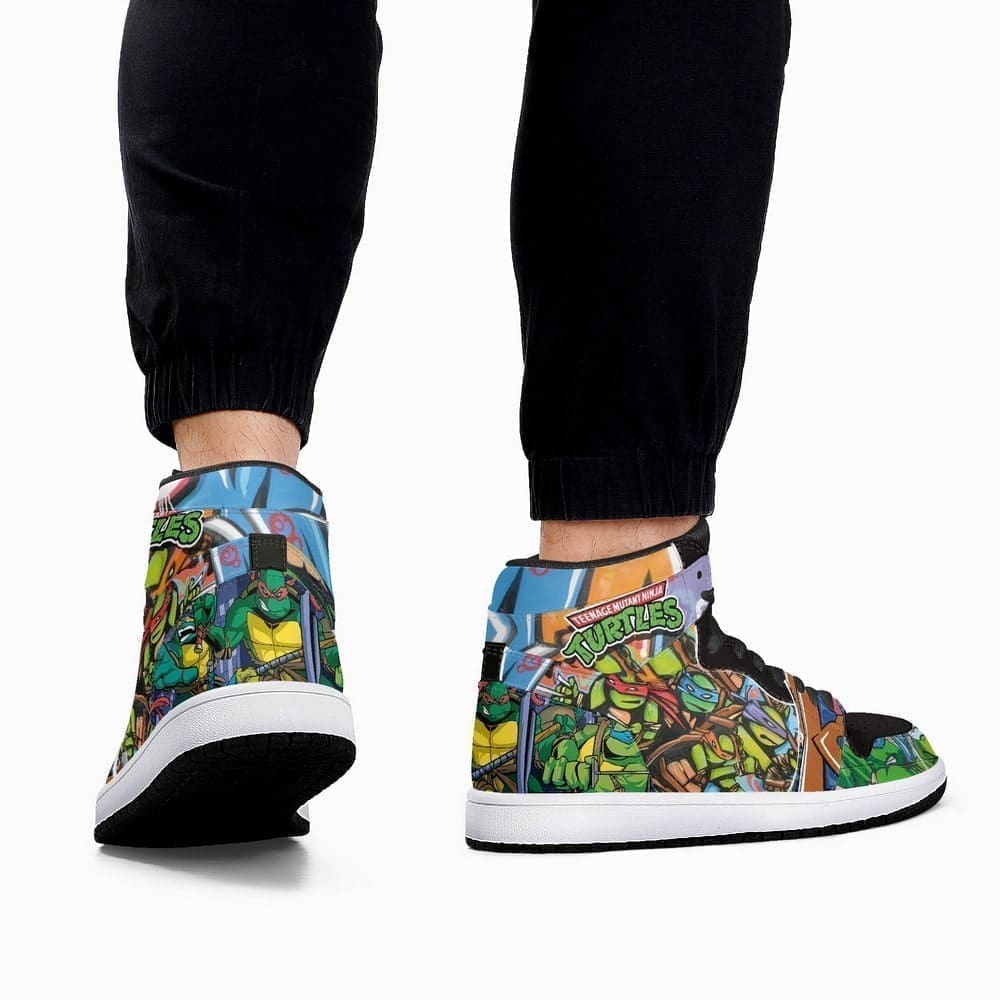 Teenage Mutant Ninja Turtles Air Jordan 1 High Top Shoes