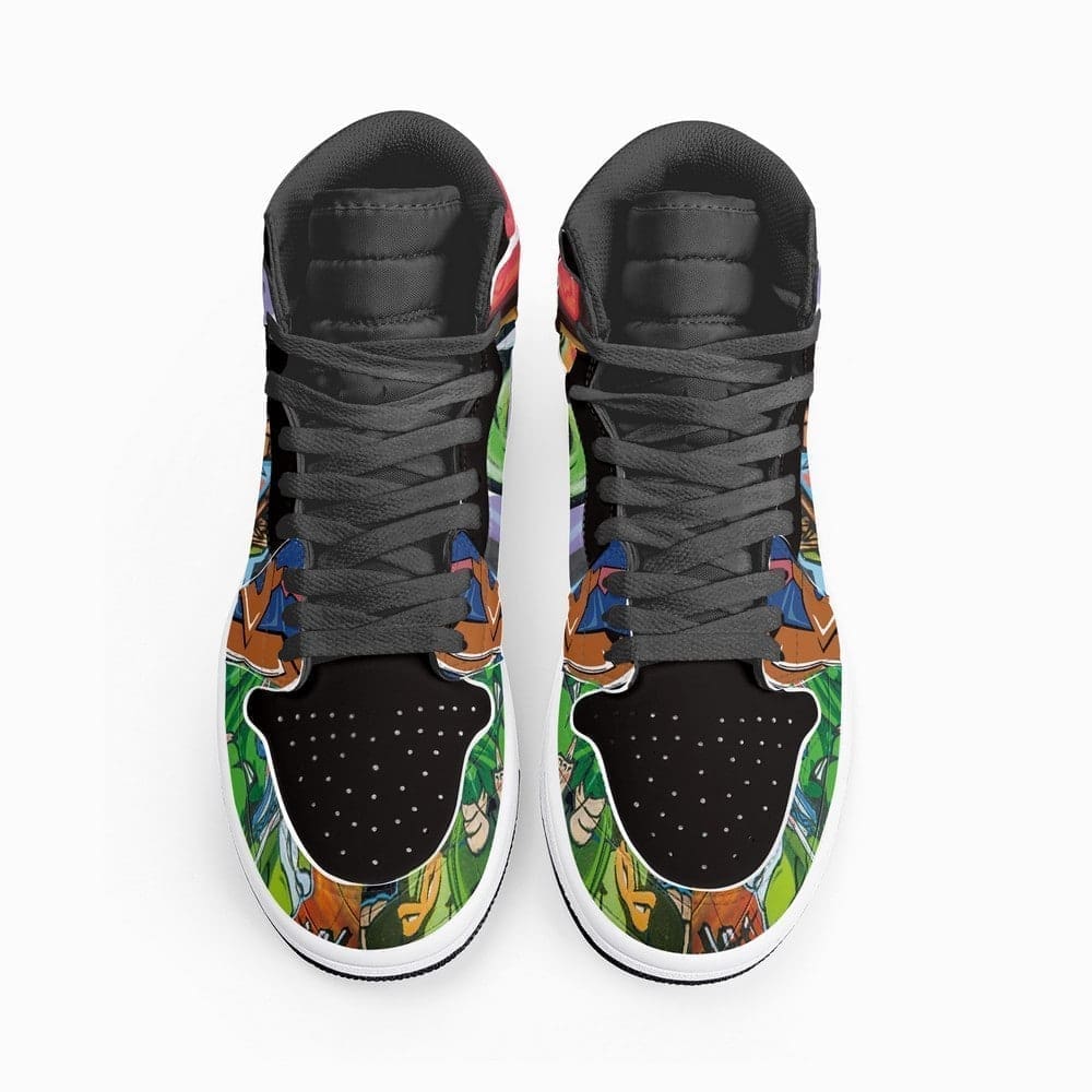 Teenage Mutant Ninja Turtles Air Jordan 1 High Top Shoes
