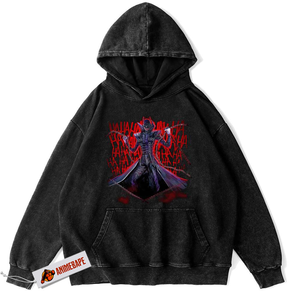 The Batman Who Laughs Vintage DC Comics Hoodie for Men and Women