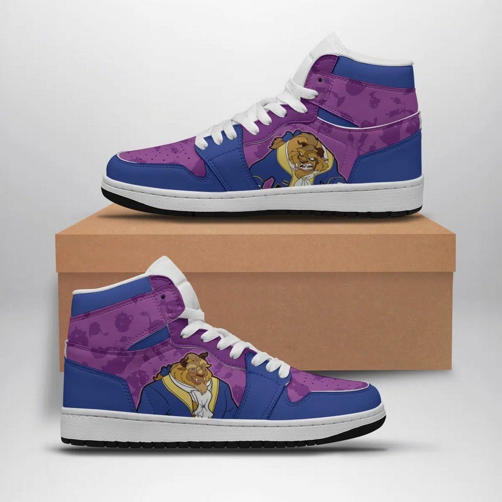 The Beast Disney AJ1 High Top Shoes