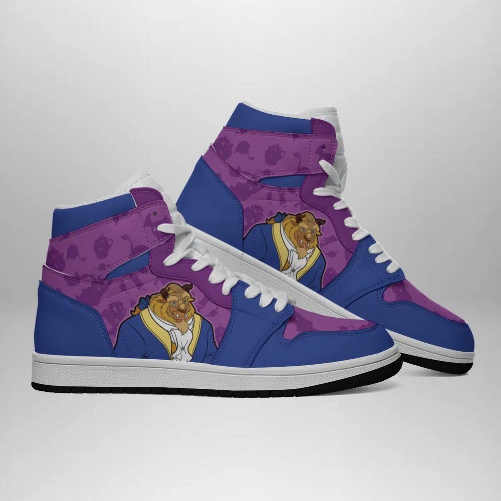 The Beast Disney AJ1 High Top Shoes