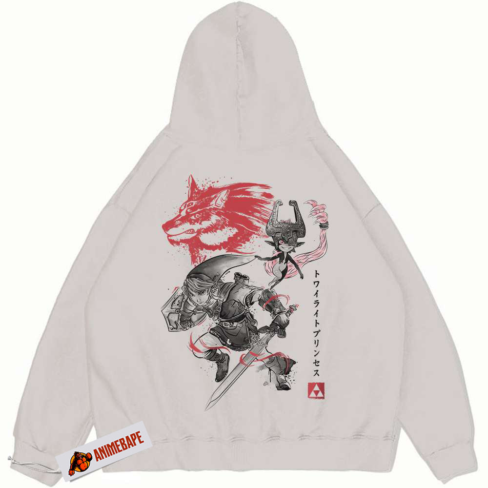 Zelda Twilight Princess Vintage Game Hoodie for Fans