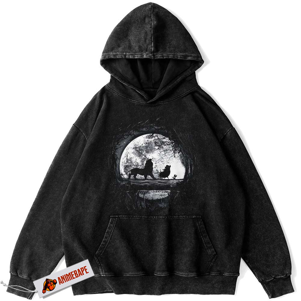 Disney Lion King Vintage Animated Hoodie for Adults