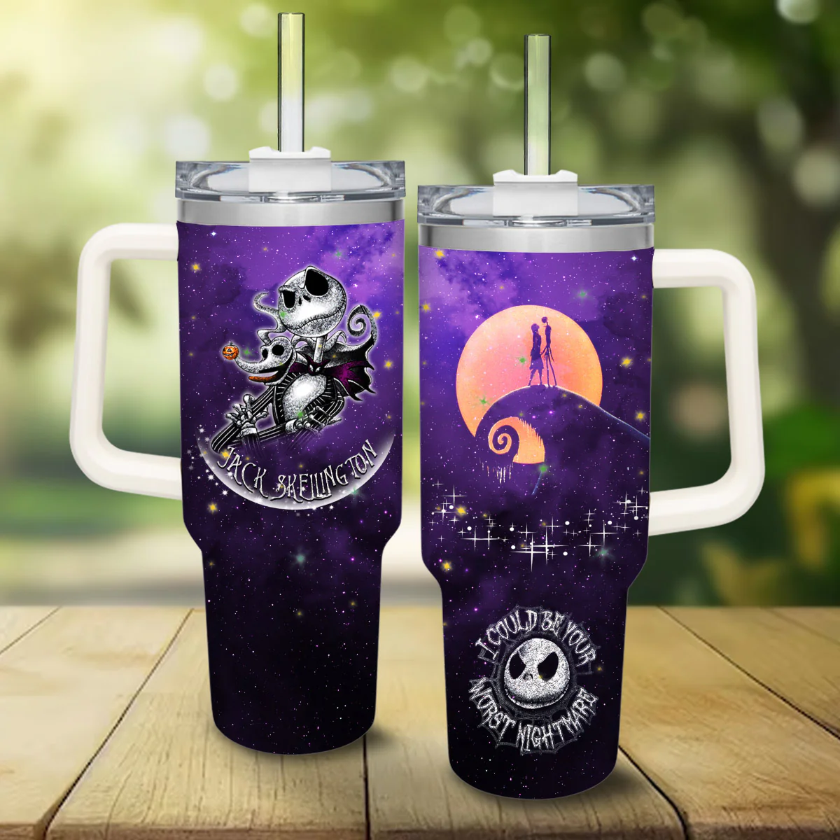 The Nightmare Before Christmas I Could Be Your Worst Nightmare Large Tumbler