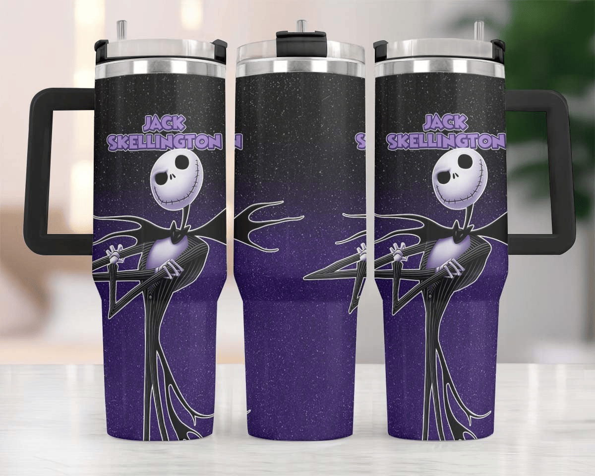 The Nightmare Before Christmas Jack Skellington Galaxy Large Tumbler