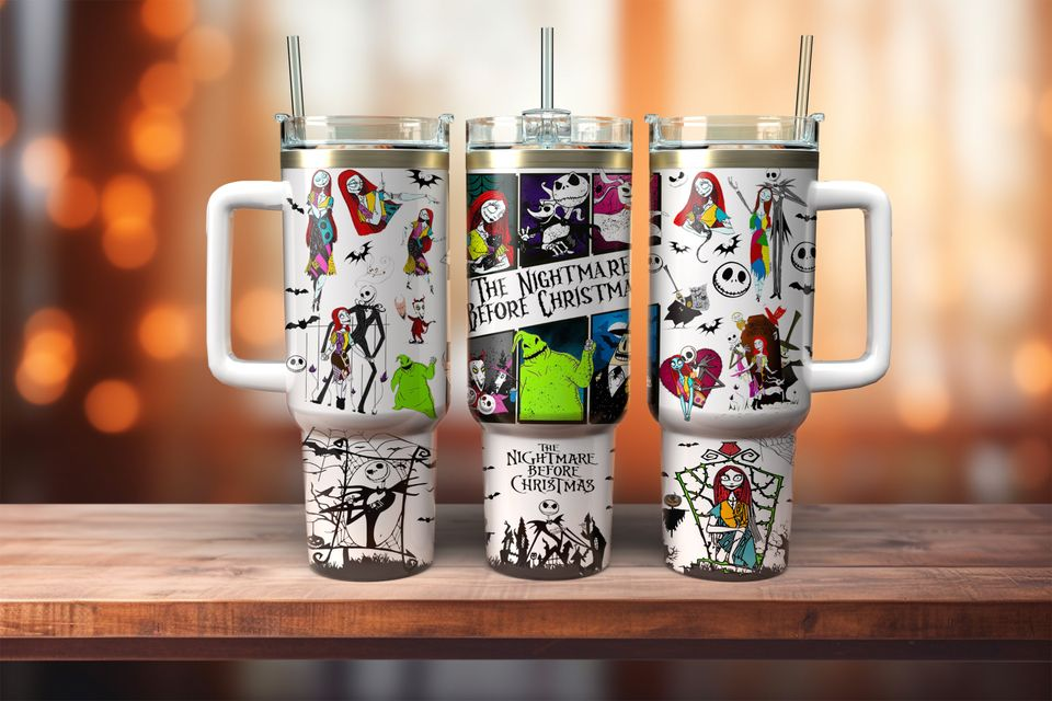 The Nightmare Before Christmas Nightmare Before Xmass Large Tumbler