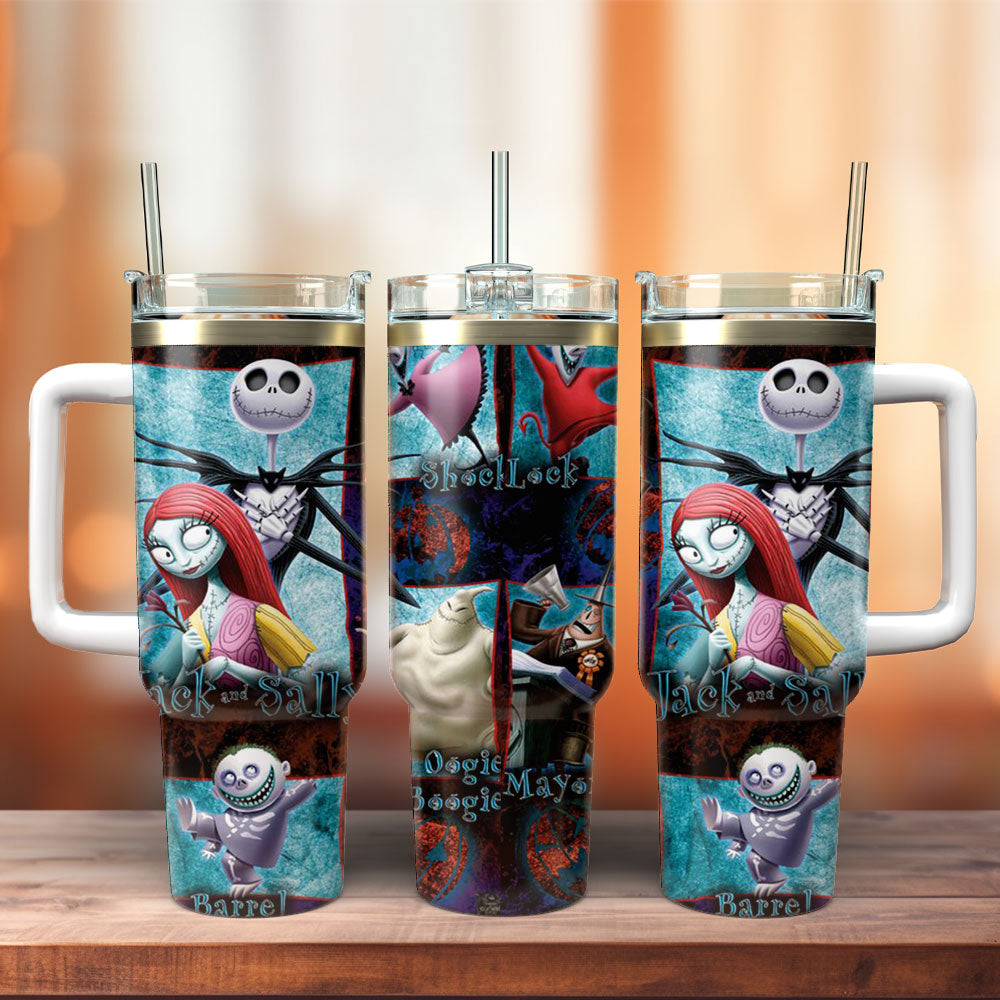 The Nightmare Before Christmas Oogie Boogie Major Shock Lock Barrel Large Tumbler