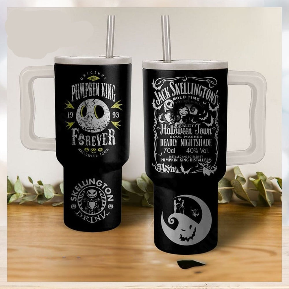 The Nightmare Before Christmas Pumpkin King Forever 1993 Large Tumbler