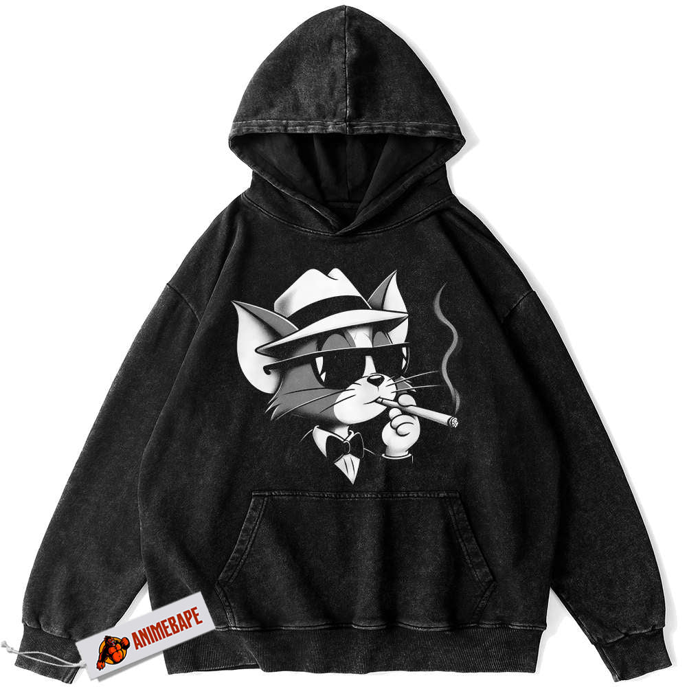 Vintage Tom and Jerry Cartoon Hoodie for Fans and Collectors