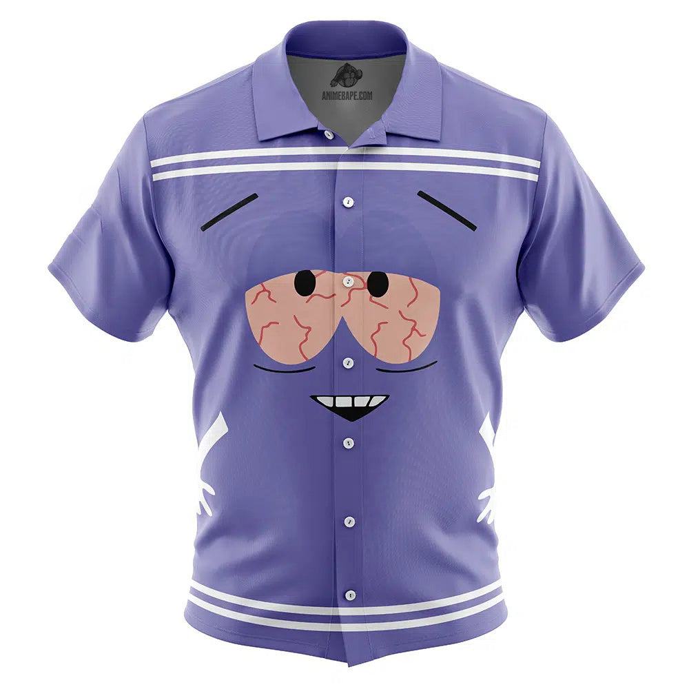 Towelie Face South Park Button Up Hawaiian Shirt
