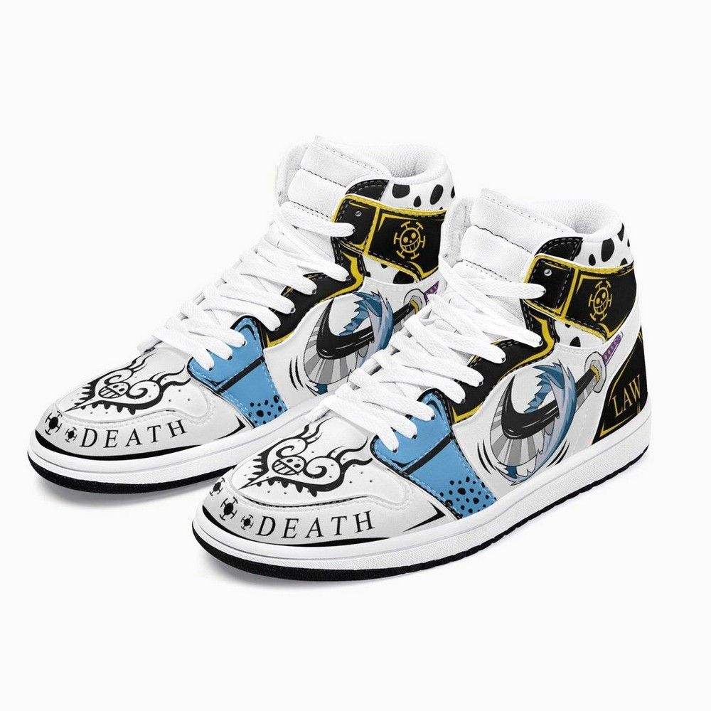 Trafalgar D Water Law One Piece AJ1 Shoes