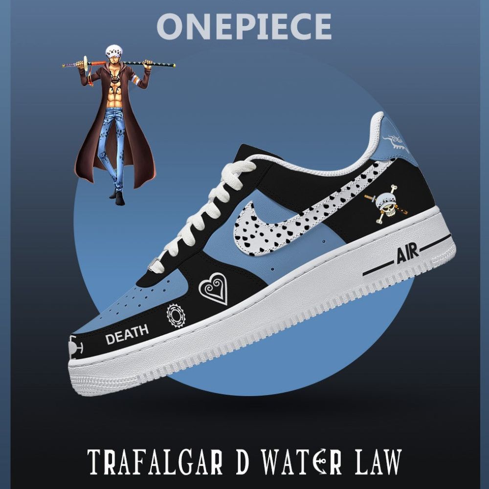 Trafalgar D Water Law One Piece AF1 Shoes