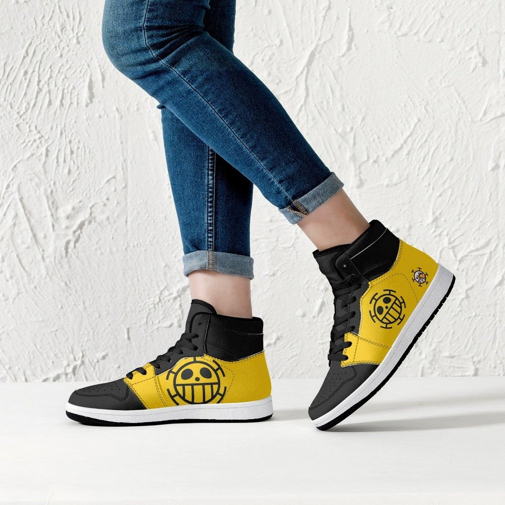 Trafalgar D. Water Law One Piece JD1 High Top Shoes