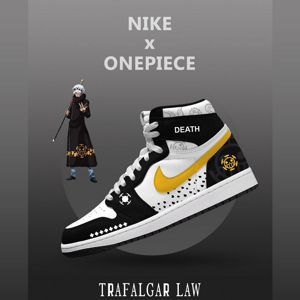 Trafalgar D. Water Law V.4 One Piece Limited High Top Shoes