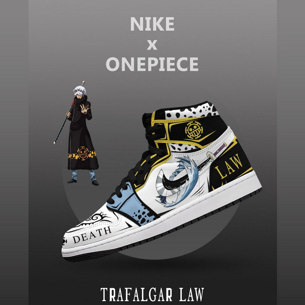 Trafalgar D. Water Law V.7 One Piece Limited High Top Shoes