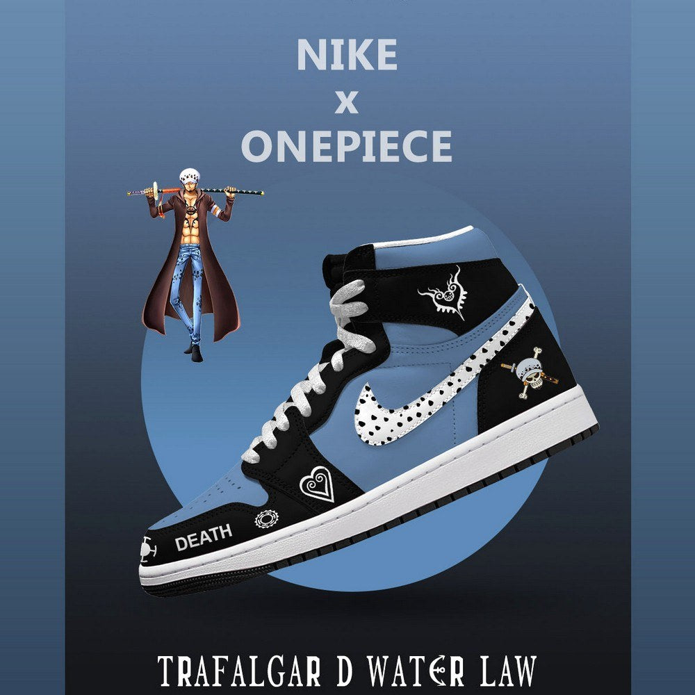 Trafalgar D. Water Law V.5 One Piece Limited High Top Shoes