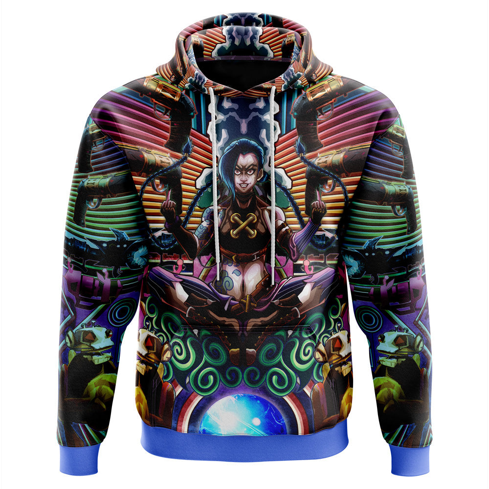 Trippy Jinx Arcane League of Legends Hoodie