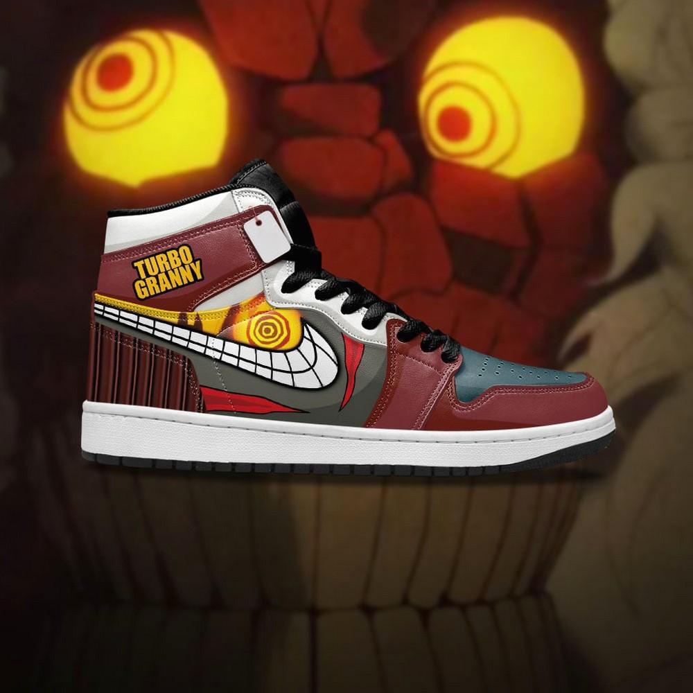 Turbo Granny Dandadan Personalized AJ1 High Top Shoes
