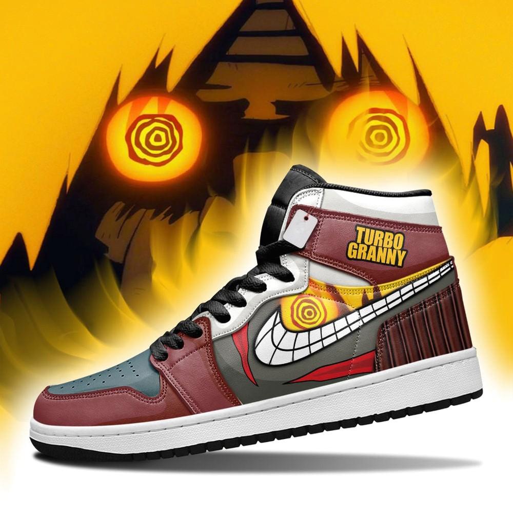 Turbo Granny Dandadan Personalized AJ1 High Top Shoes