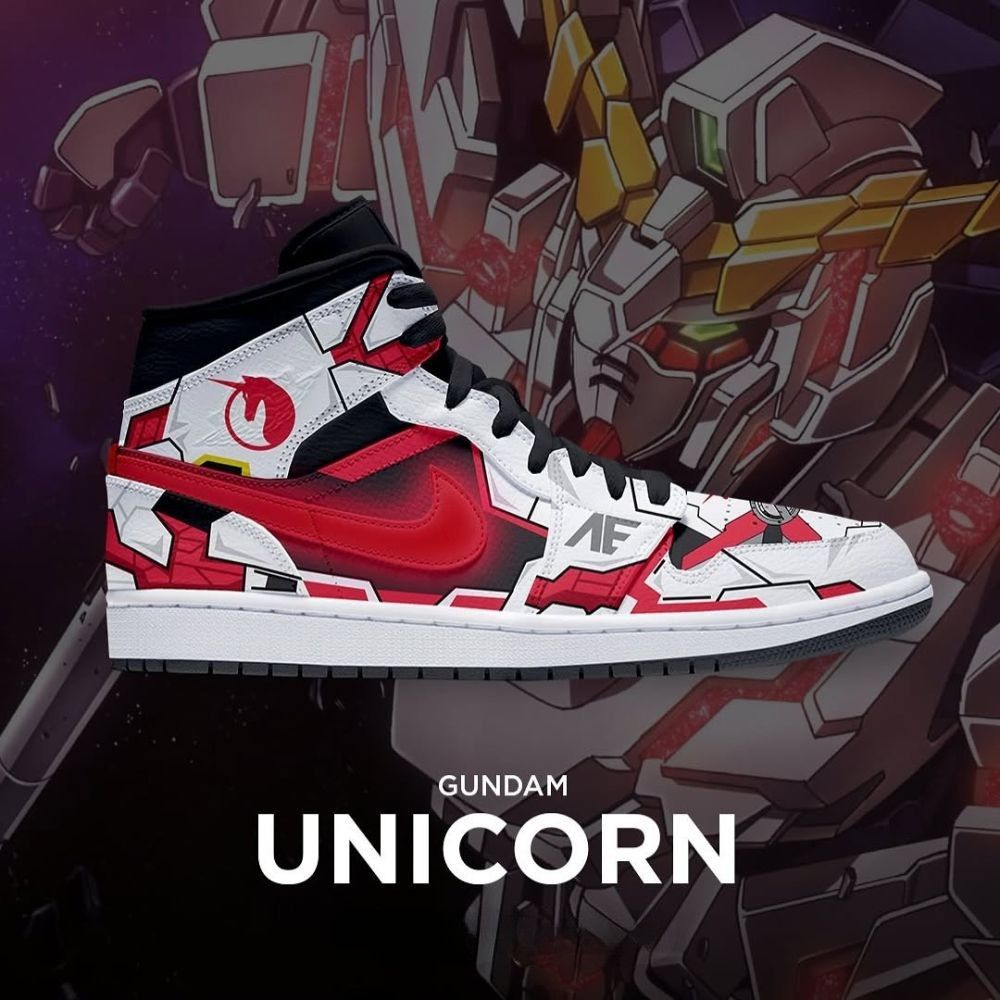 Unicorn Gundam High Top Shoes