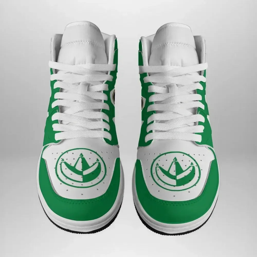 Green Ranger Mighty Morphin Special High Top Shoes